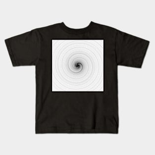 Rotated & Scaled Triangles 002 Kids T-Shirt